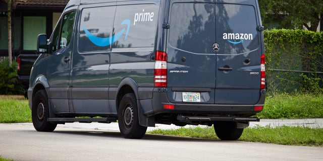 Amazon Prime delivery truck