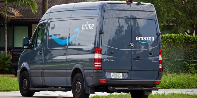 Amazon Prime delivery truck