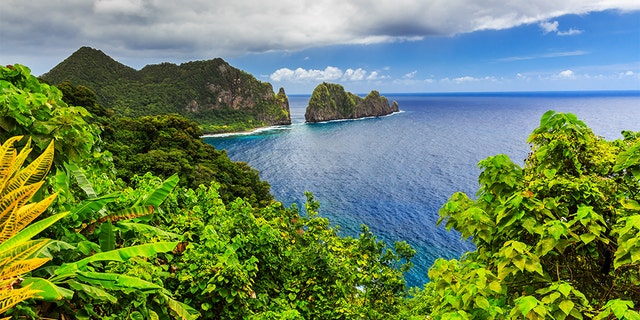 Camel Rock near the village of Lauli'i in Pago Pago, American Samoa. A federal judge in Utah ruled Thursday that people born in American Samoa should be granted birthright citizenship.