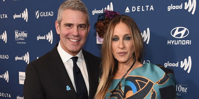 Andy Cohen and Sarah Jessica Parker attend the 30th Annual GLAAD Media Awards New York at New York Hilton Midtown on May 04, 2019 in New York City.