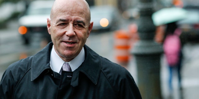 Former New York City Police Commissioner Bernard Kerik arriving at the Manhattan Federal Courthouse in downtown Manhattan, New York, October 16, 2014.