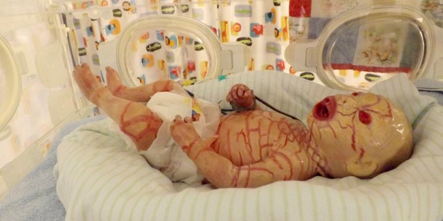 Michal Winter shortly after he was born.