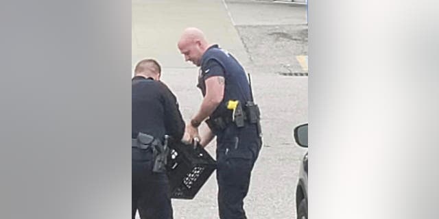 After police were able to lock down the bird, they turned it over to “someone who can give him more suitable accommodations.”
