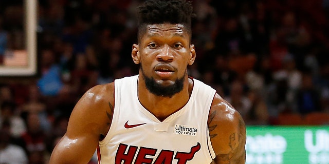 Chris Silva, of the Miami Heat, received a heartwarming surprise by the NBA for the holidays this year. (Photo by Michael Reaves/Getty Images)