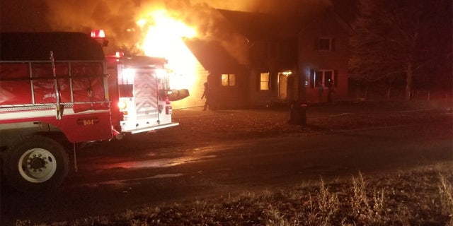 All five dogs of a southern Michigan family died in Christmas Eve fire that broke out when the family was away at a holiday celebration. (Chanae Mccann)
