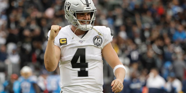 Derek Carr has said he's tired of being disrespected. It is now time to put up or shut up. (AP Photo/Marcio Jose Sanchez)