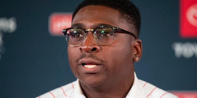 Gregorius signed with the Phillies last season. (AP Photo/Matt Rourke)