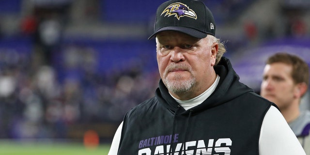 Ravens Defensive Coordinator Don Martindale walks on the field prior to the game against the New England Patriots at M&T Bank Stadium on November 03, 2019 in Baltimore, Maryland. (Photo by Todd Olszewski/Getty Images)