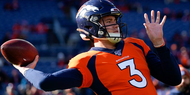 Drew Lock is the Broncos' full-time starting QB. (AP Photo/Jack Dempsey)