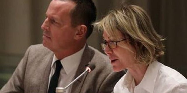Richard Grenell, US Ambassador to Germany, and Kelly Craft, the U.S. ambassador to the United Nations speak at a Tuesday meeting to address decriminalization against same-sex relationships.