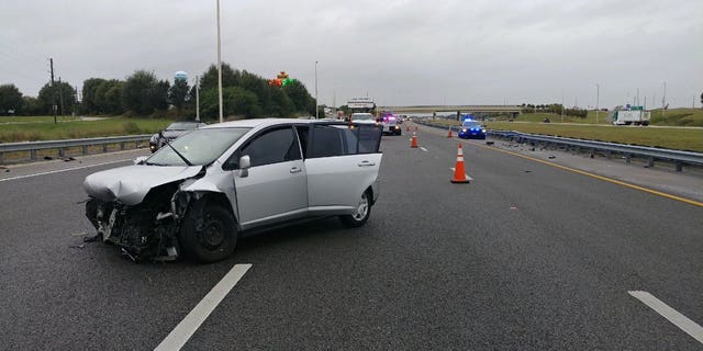 US News A 3-year-old sitting on the lap of a passenger in the backseat of a 2011 Nissan died following a hit-and-run crash Sunday, authorities said.