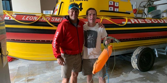 Prinsloo returned to the rescue base to retrieve his buoy, as he had plans to "go spearfishing" the very next day.