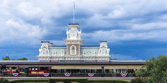 In footage of the incident, which reportedly took place Saturday, a young man is seen standing on stage of the Walt Disney’s Carousel of Progress at the park’s Magic Kingdom.