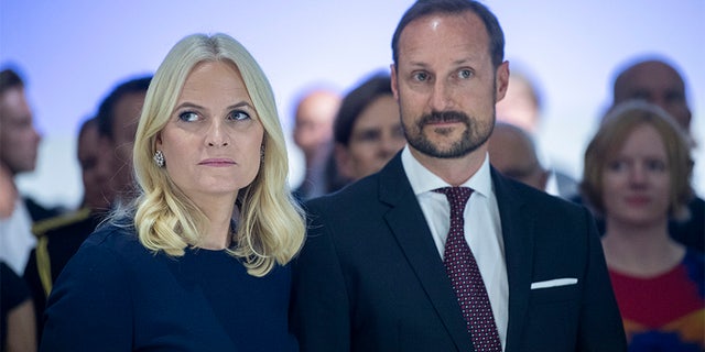 Crown Prince Haakon of Norway and Crown Princess Mette-Marit of Norway.