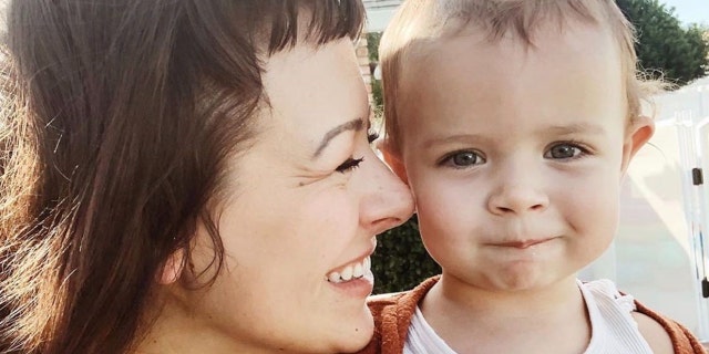 Olive Alayne Heiligenthal, 2, died from an unknown cause Saturday morning. Pictured with her mom, Kalley, a worship leader and Bethel Music artist.