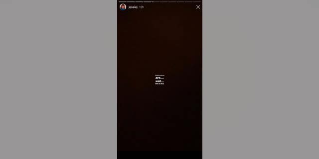 Jessie J's cryptic Instagram Story, which reads, "Delayed emotions are…. well…. Not so fun."