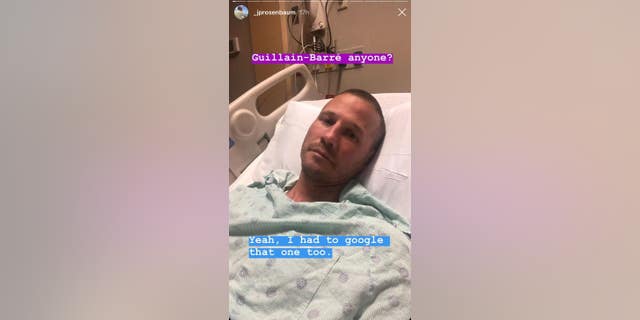 Rosenbaum's reaction to his diagnosis.