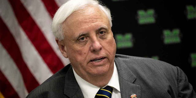election 2020 Donald Trump President Trump Conservative News RNC Jim Justice II, Governor of West Virginia, speaks during a roundtable discussion.