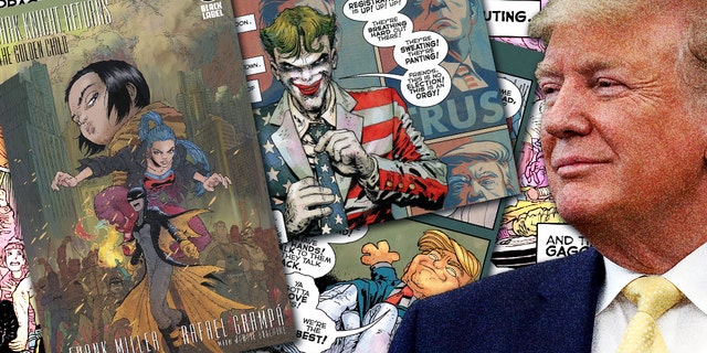 One image in the comic showed the Joker wearing a jacket with the colors of the American flag.