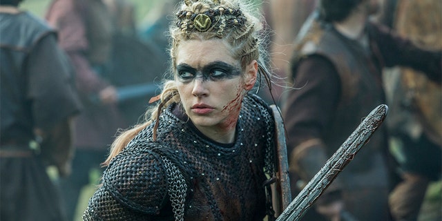 Katheryn Winnick revealed "Vikings" creator Michael Hirst received death threats over her character Lagertha's fate in the series.