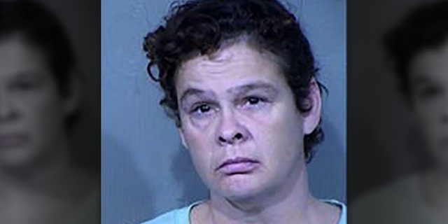 Kathy Jones, 46, is facing serious charges after she allegedly tried to set her boyfriend on fire because he wouldn't celebrate her new job at a Subway restaurant, according to a report. (Maricopa County Sheriff's Office)