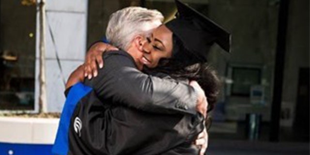 Kevin Esch gave Uber driver Latonya Young a tip of $150 and told her to pursue her college dreams. (Lizzie Blumenthal)
