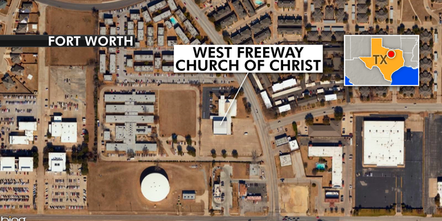 The shooting happened Sunday morning at the West Freeway Church of Christ, which is located in the city of White Settlement, Texas.