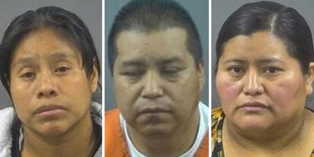 Authorities spoke with the mother, Maria Domingo Perez (right), who first gave a conflicting statement to police but eventually told officers that she gave her baby to a man and a woman, a news release said.