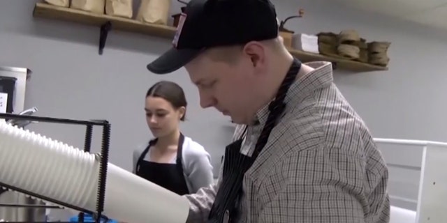 Michael, who only opened his shop a few weeks ago, said he was inspired to become a business owner after facing rejection from employers around his town.