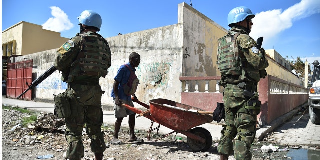 A study claims that UN peacekeepers fathered children with woman and girls in Haiti before abandoning them. (HECTOR RETAMAL/AFP via Getty Images, File)