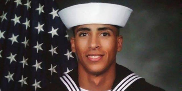 This undated photo provided by the U.S. Navy shows Airman Mohammed Sameh Haitham, from St. Petersburg, Fla. He has been identified as one of the victims of the shooting Friday, Dec. 6, 2019, at Naval Air Station Pensacola, Fla.