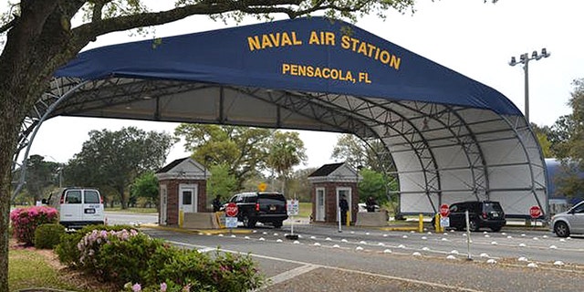 The incident happened at Naval Air Station Pensacola in Florida