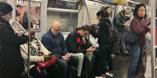 New York is the rudest city in America, survey says 1 The New York City subway. (FILE)