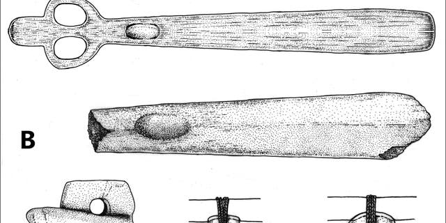 Illustrations of Par-Tee atlatls.