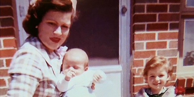 Patsy Cline with her children Randy and Julie.
