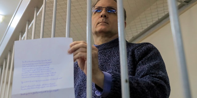 Former U.S. Marine Paul Whelan, who was detained and accused of espionage. Russian officials said Tuesday that Whelan's allegations of ill-treatment and health problems proved false. (REUTERS/Tatyana Makeyeva/File Photo)