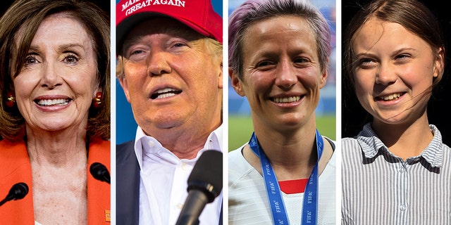 "Person of the Year" candidates included House Speaker Nancy Pelosi, President Trump, Megan Rapinoe and Greta Thunberg.