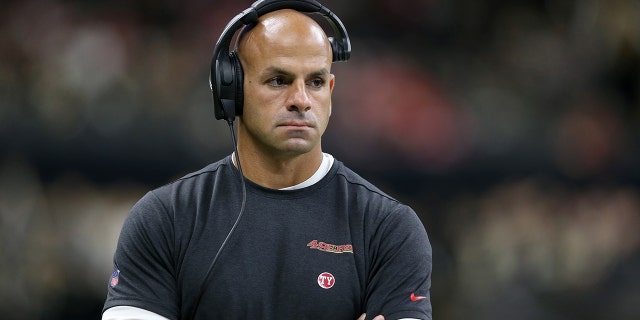 San Francisco 49ers defensive coordinator Robert Saleh before their game against the New Orleans Saints at the Mercedes-Benz Superdome. (Chuck Cook-USA TODAY Sports)