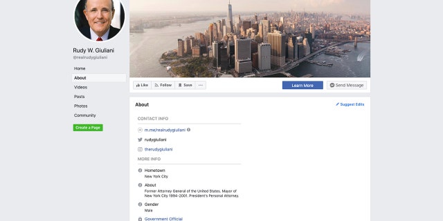 Rudy Giuliani raises eyebrows after calling himself 'Former Attorney General of the United States' on Facebook page 1 Rudy Giuliani raises eyebrows after calling himself 'Former Attorney General of the United States' on Facebook page 1