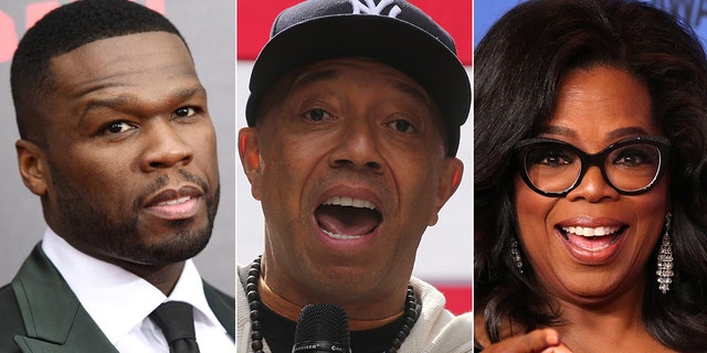 50 Cent and Russell Simmons aren't happy with Oprah Winfrey.