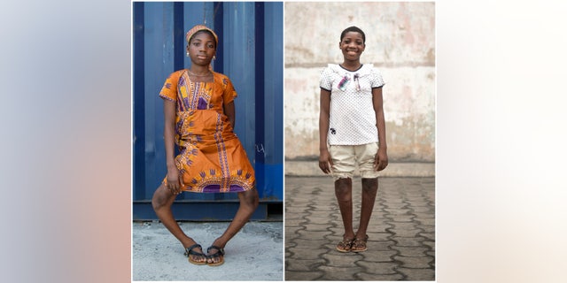 Valerie, pictured left before her surgery and right after being released from the hospital, now plans to return to school.