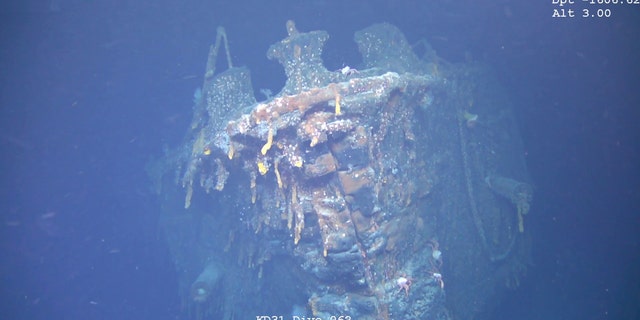 The wreck was discovered after a five-year search.