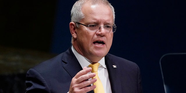 Australian Prime Minister Scott Morrison. REUTERS/Carlo Allegri 