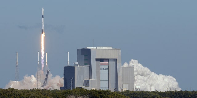 December 5, 2019 - Cape Canaveral, Florida, United States - A SpaceX Falcon 9 rocket carrying a Dragon cargo capsule with supplies for the International Space Station launches successfully from pad 40 at Cape Canaveral Air Force Station.