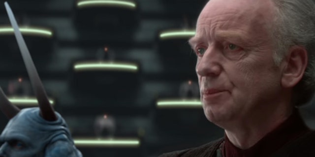 Supreme Chancellor Palpatine in "Attack of the Clones."