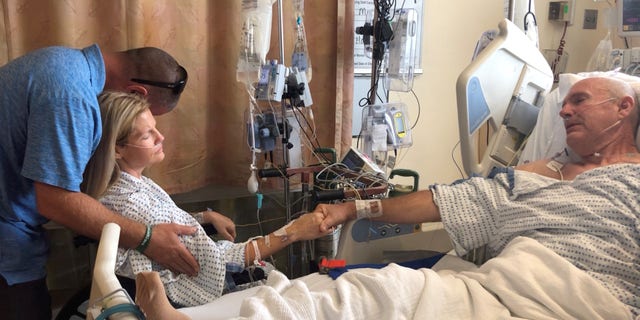 The pair were reunited several days after the transplant, and exchanged emotional I love yous.