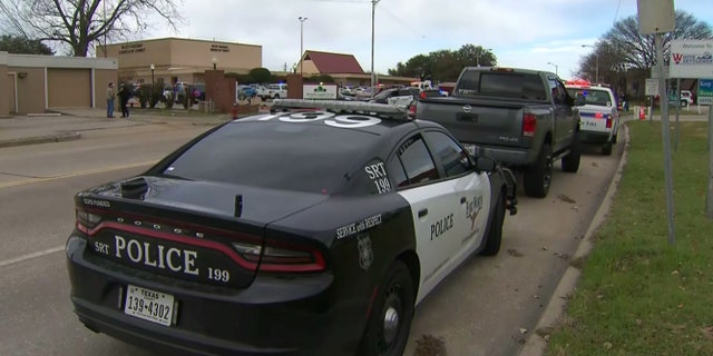 A large emergency response after a reported shooting at a church in White Settlement, Texas.