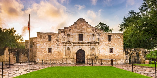 The Alamo in San Antonio, Texas, USA.