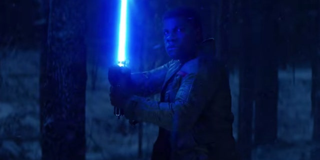 John Boyega as Finn in "The Force Awakens."