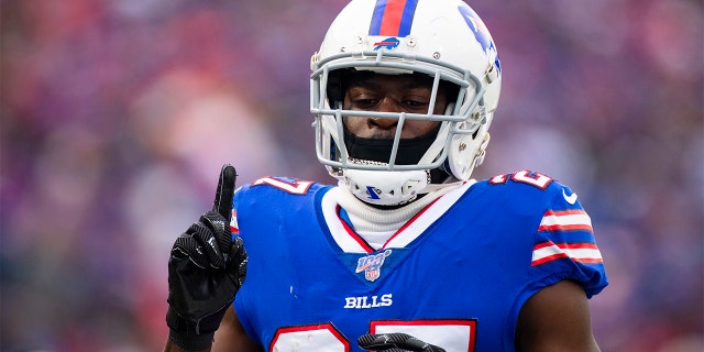 Tre'Davious White of the Buffalo Bills during a game against the Denver Broncos last month. (Brett Carlsen/Getty Images, File)